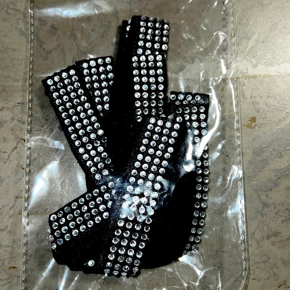 Rhinestone Leg garters L/ XL - Picture 2 of 9